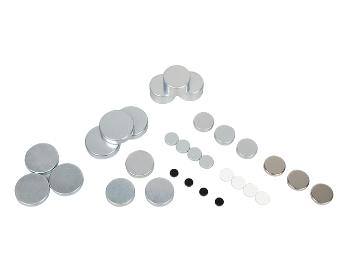 Round and cylindrical sintered NdFeB magnet